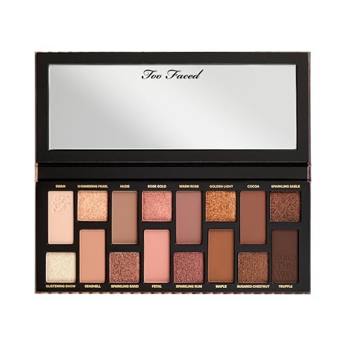 Too Faced Born This Way The Natural Nudes Eye Shadow Palette - Highly Pigmented Shimmer & Matte Eyeshadows, 0.42 oz Avelisse