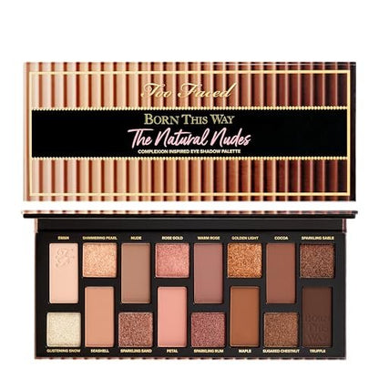 Too Faced Born This Way The Natural Nudes Eye Shadow Palette - Highly Pigmented Shimmer & Matte Eyeshadows, 0.42 oz Avelisse