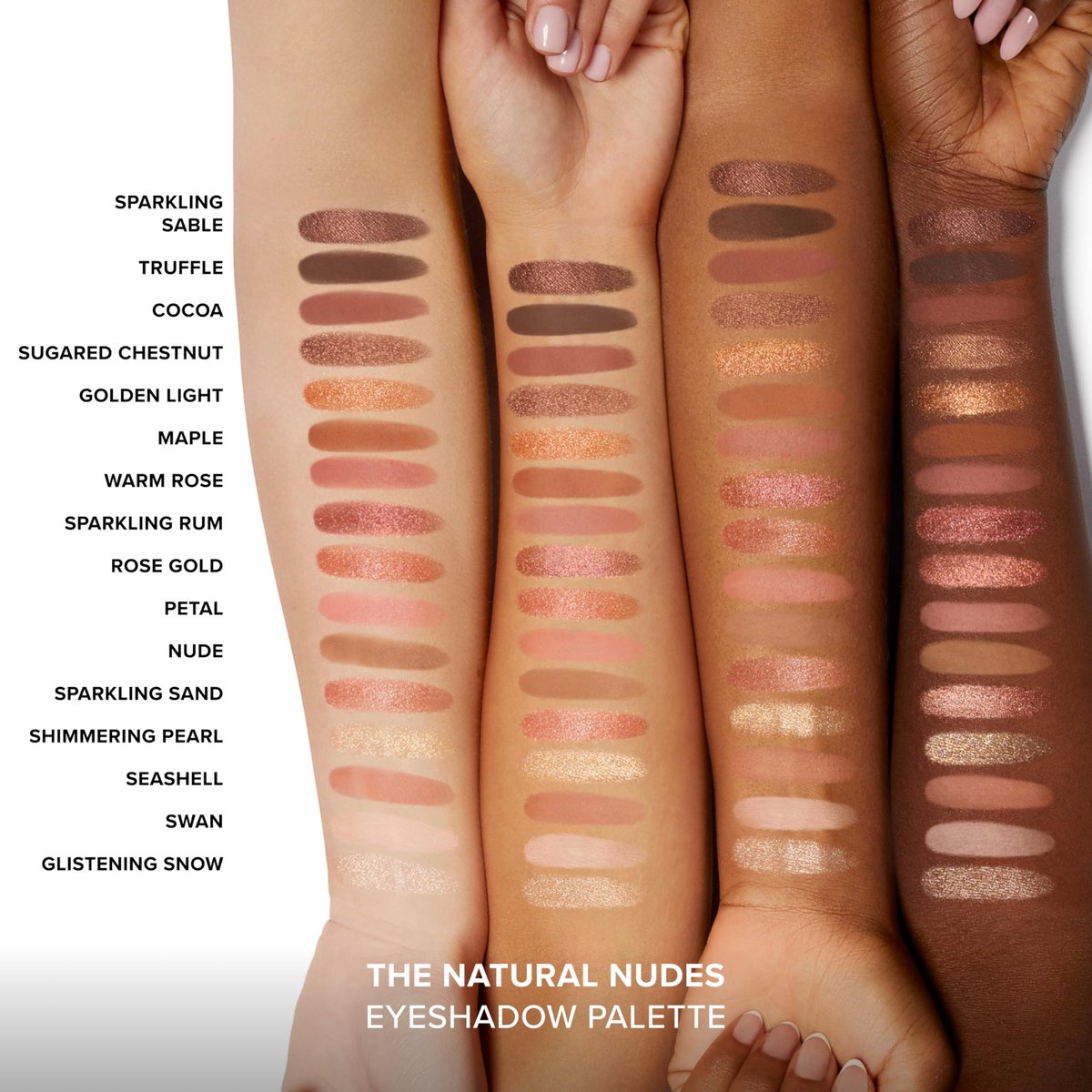 Too Faced Born This Way The Natural Nudes Eye Shadow Palette - Highly Pigmented Shimmer & Matte Eyeshadows, 0.42 oz Avelisse