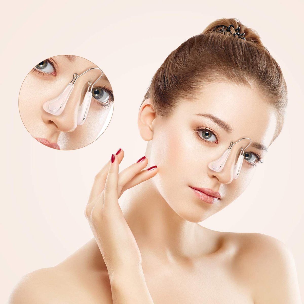 5-Piece Silicone Nose Up Lifting Clips – Painless Nose Shaper & Bridge Slimming Tool for Women Avelisse