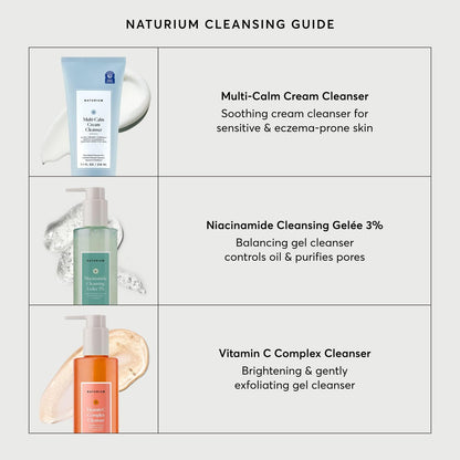 Naturium Niacinamide Cleansing Gelée 3% Plus Hyaluronic Acid & Vitamin C - Gentle Smoothing Face Wash, 7.1 oz Avelisse
