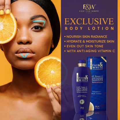 FAIR & WHITE Exclusive Body Lotion with Pure Vitamin C - 500ml / 17fl.oz Avelisse