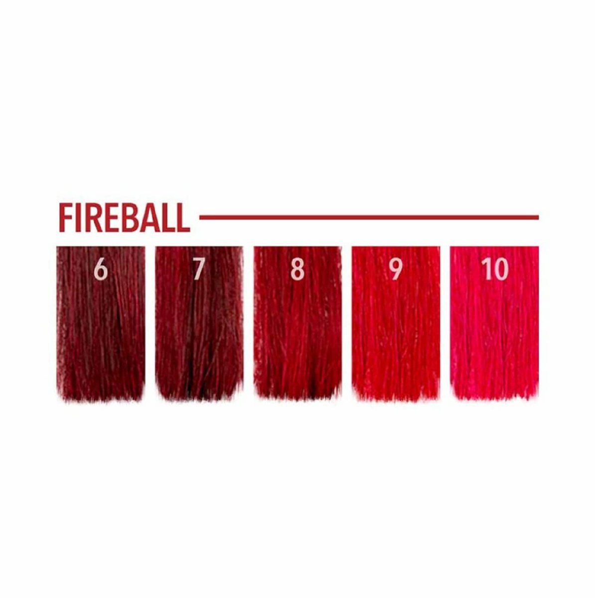 Pulp Riot Semi-Permanent Hair Color - Fireball (4 oz) | Vibrant Red-Orange Shade Avelisse
