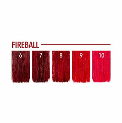 Pulp Riot Semi-Permanent Hair Color - Fireball (4 oz) | Vibrant Red-Orange Shade Avelisse