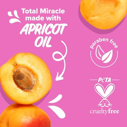 Aussie Total Miracle Hair Care Bundle: Shampoo, Conditioner & 3 Minute Deep Treatment with Apricot & Macadamia Oil for Damaged Hair, Paraben-Free, 26.2 & 8 Fl Oz Avelisse