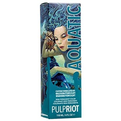Pulp Riot Semi-Permanent Hair Color 4oz - Aquatic (Teal)