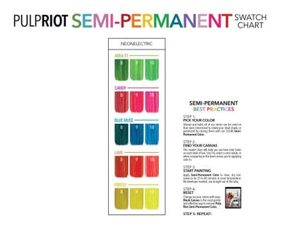 Pulp Riot Semi-Permanent Neon Hair Color 4oz - Area 51