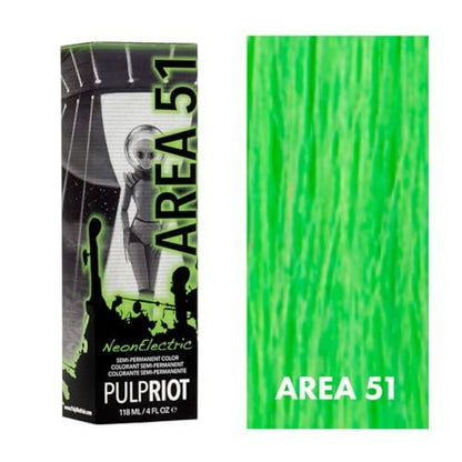 Pulp Riot Semi-Permanent Neon Hair Color 4oz - Area 51