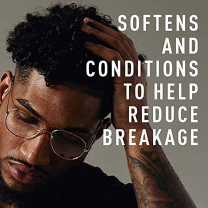 Bevel Hair Conditioner for Men with Coconut Oil and Shea Butter - Sulfate Free Moisturizing Conditioner for Textured Hair, 12 oz