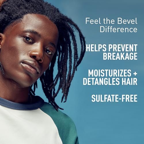 Bevel Hair Conditioner for Men with Coconut Oil and Shea Butter - Sulfate Free Moisturizing Conditioner for Textured Hair, 12 oz - görsel 8