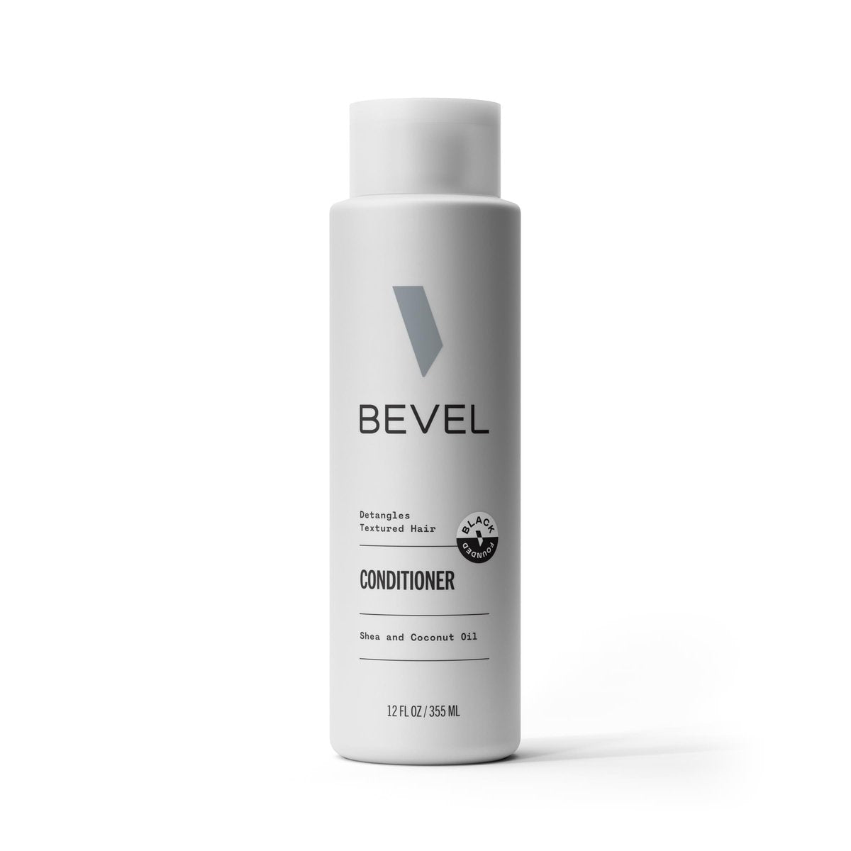 Bevel Hair Conditioner for Men with Coconut Oil and Shea Butter - Sulfate Free Moisturizing Conditioner for Textured Hair, 12 oz - görsel 1