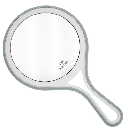 Fantasia 10x Hand Mirror – Compact Glass Mirror for Purse, Home & Travel