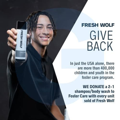Fresh Wolf Hair Styling Wax For Men - Professional Medium Hold, Natural & Classic Styles, 2 oz