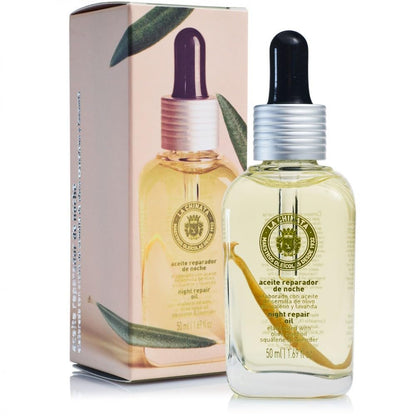 La Chinata Night Repairs Oil - Olive Oil Face Oil for Dry Skin, Organic Anti-Aging Facial Oil