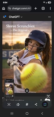 Fastpitch Softball Sleeve Scrunchies - Yellow with Red Stitching (Pair) - Sleeve Holders & Straps by Sleeve Scrunchies - görsel 3
