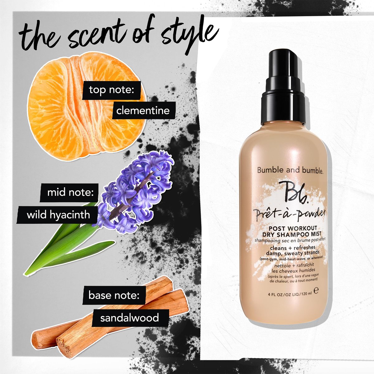 Bumble and bumble Prêt-à-Powder Post Workout Dry Shampoo Hair Mist - Non-Aerosol, Cleanses Sweat & Eliminates Odor, 4 Fl Oz - görsel 13