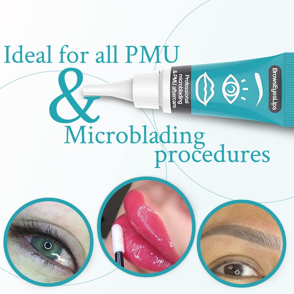 Microblading Aftercare - Box of 25 Individual Packets for PMU and Tattoo Aftercare - Brows, Eyes, Lips Ointment - Petroleum & Paraben Free, Not Tested on Animals Avelisse