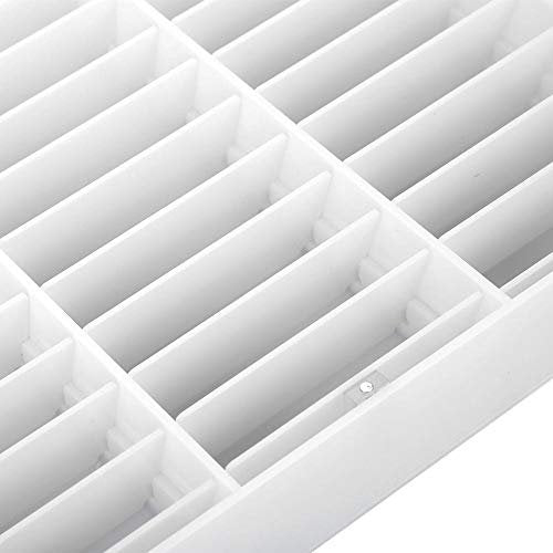 30 Grid Nail Display Case for Nail Art Decorations - Empty Nail Storage Box with Clear Compartments for Nail Tips, White - görsel 16