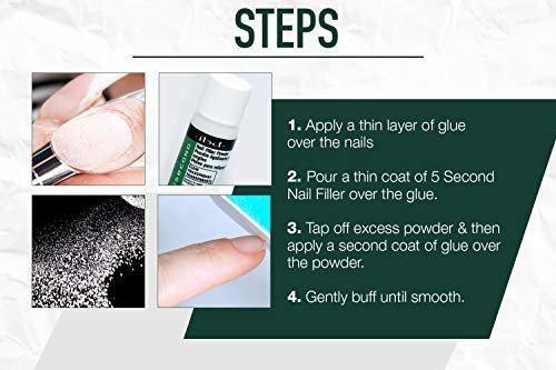 IBD 5 Second Nail Filler Powder – Instant Nail Repair & Strengthening for Cracked, Split & Damaged Nails, 4g (3 ct) - görsel 7