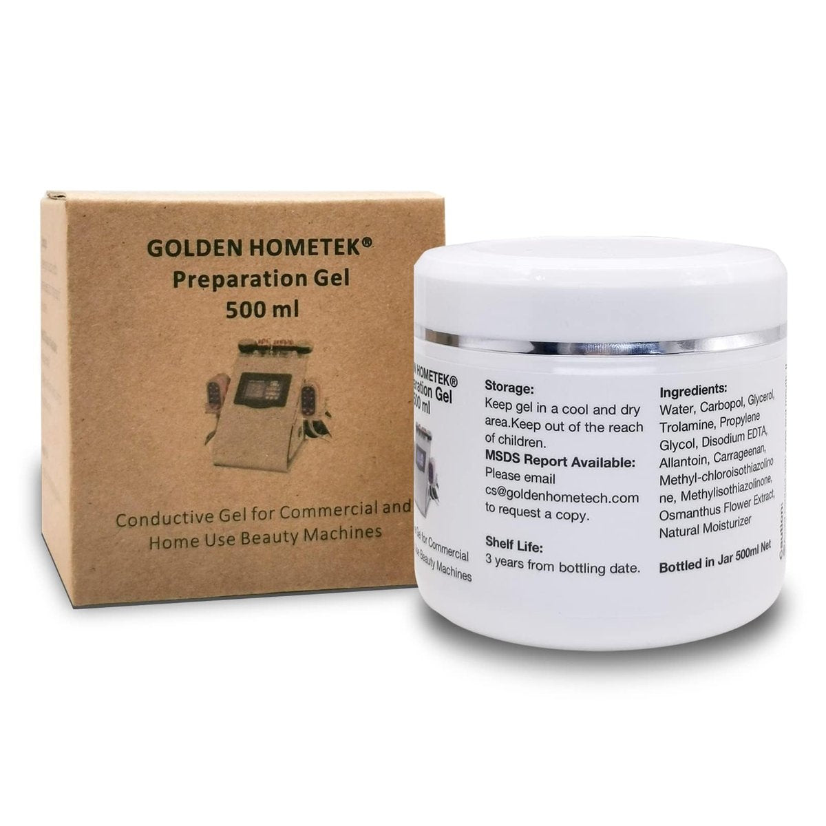 Microcurrent Conductive Gel for Radio Frequency & Skin Firming Machines – 500ml (16.9 fl oz) - görsel 11