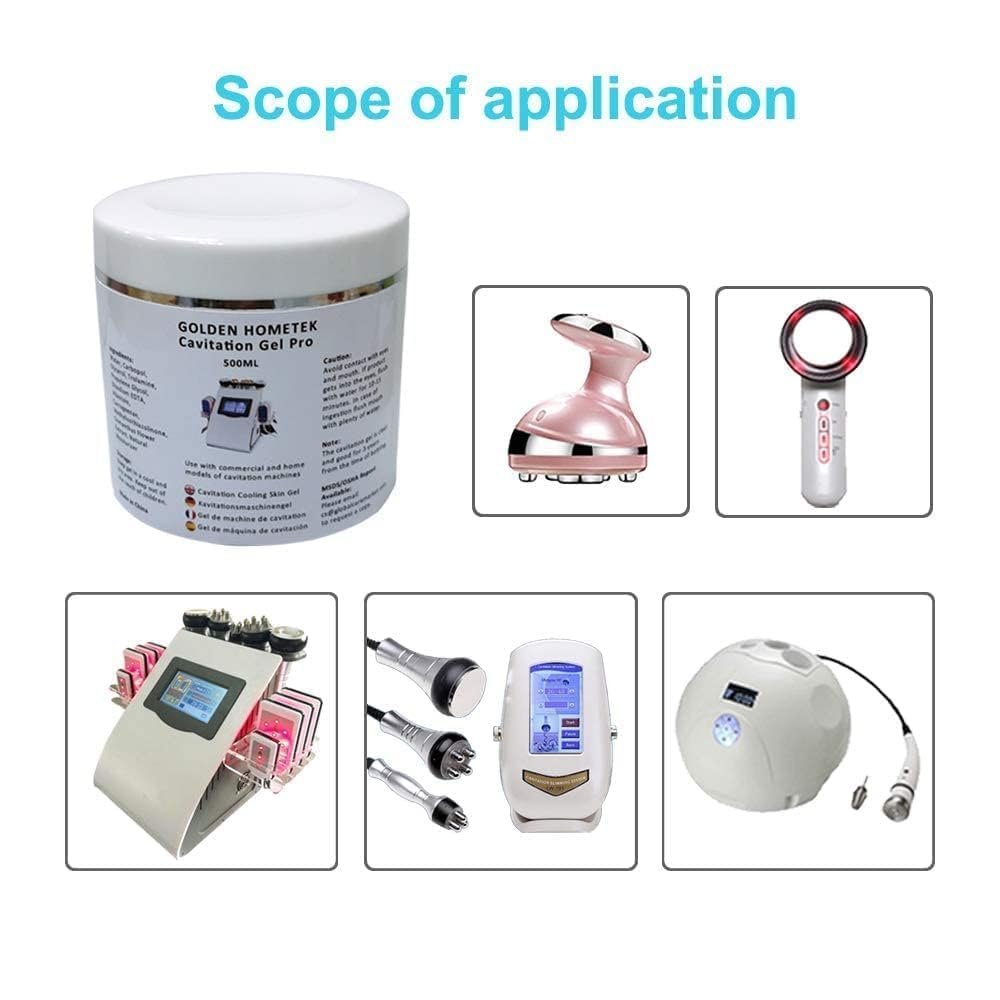 Microcurrent Conductive Gel for Radio Frequency & Skin Firming Machines – 500ml (16.9 fl oz) - görsel 15