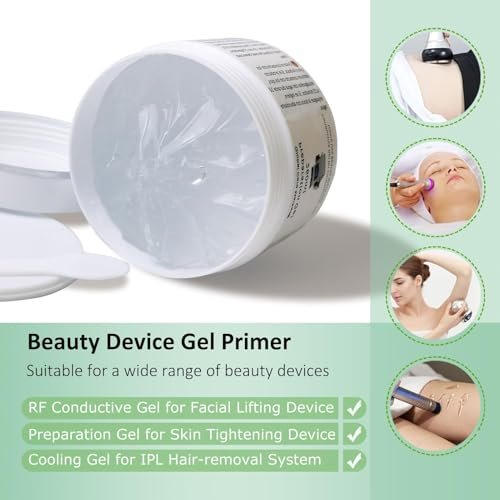 Microcurrent Conductive Gel for Radio Frequency & Skin Firming Machines – 500ml (16.9 fl oz) - görsel 10