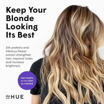 dpHUE Cool Blonde Shampoo - Paraben Free Purple Shampoo for Blonde, Silver, and Gray Hair - 8.5 Fl Oz
