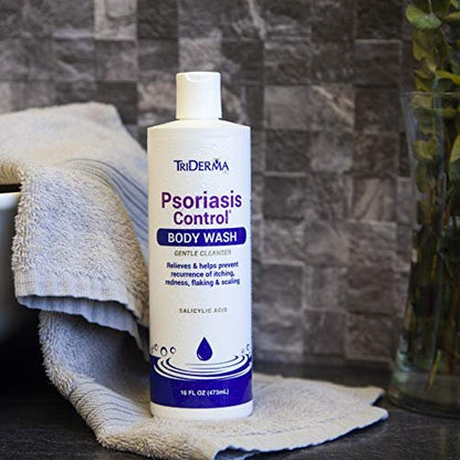 TriDerma Psoriasis Control Body Wash – – No Cortisone or Coal Tar: Gentle formula suitable for sensitive skin, – Image 14