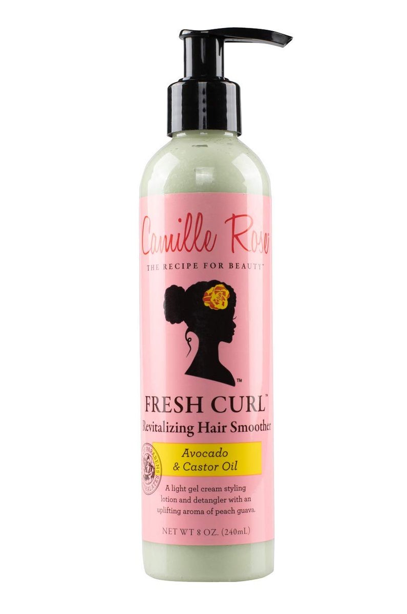 Camille Rose Fresh Curl Revitalizing Hair Smoother with Avocado & Castor Oil - 8 oz - görsel 1