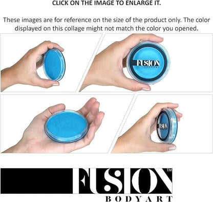 Fusion Body Art Face Paint - Professional Paraffin White (32g) - Water Activated, Hypoallergenic, Non-Toxic, Vegan Face & Body Paint