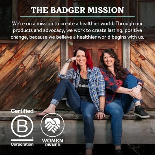 Badger Mineral Sunscreen Lip Balm SPF 15, Unscented, 4-Pack (.15 oz Each) – Reef Safe Zinc Oxide Lip Protection - görsel 14