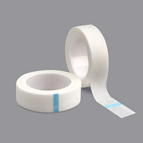 Fenshine 10 Rolls Micropore Medical Tape for Eyelash Extension – Adhesive Fabric Tape, 0.5 Inch x 10 Yards (White, 10 Count) - görsel 10