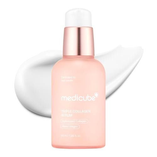 Medicube Triple Collagen Serum – Nourish Dull Skin with Triple Collagen Complex, Niacinamide & Hyaluronic Acid – Lightweight Korean Skincare Serum Avelisse
