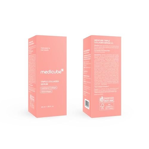 Medicube Triple Collagen Serum – Nourish Dull Skin with Triple Collagen Complex, Niacinamide & Hyaluronic Acid – Lightweight Korean Skincare Serum Avelisse