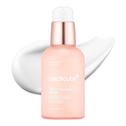 Medicube Triple Collagen Serum – Nourish Dull Skin with Triple Collagen Complex, Niacinamide & Hyaluronic Acid – Lightweight Korean Skincare Serum Avelisse