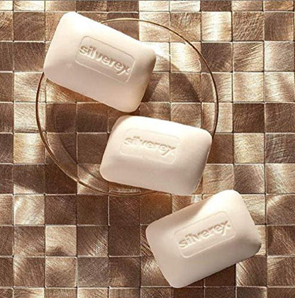 SILVEREX Colloidal Silver Soap Bar – Rich Bubbles for Skincare & Immune Support, 3.52 oz