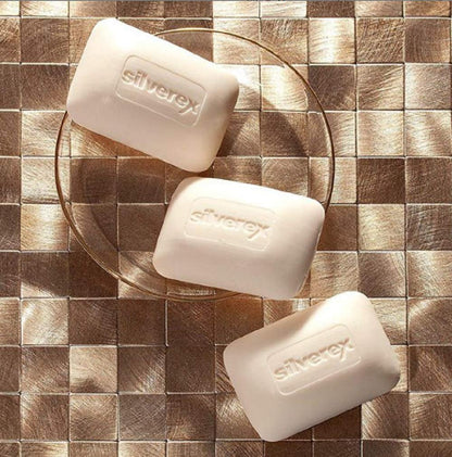 SILVEREX Colloidal Silver Soap Bar – Rich Bubbles for Skincare & Immune Support, 3.52 oz