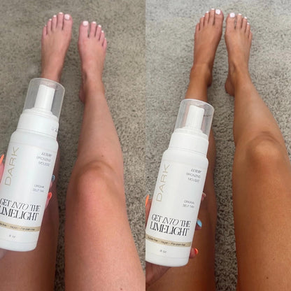 Get Into The Limelight Original Dark Self Tanner - Sunless Tanning Mousse, 8 oz Avelisse