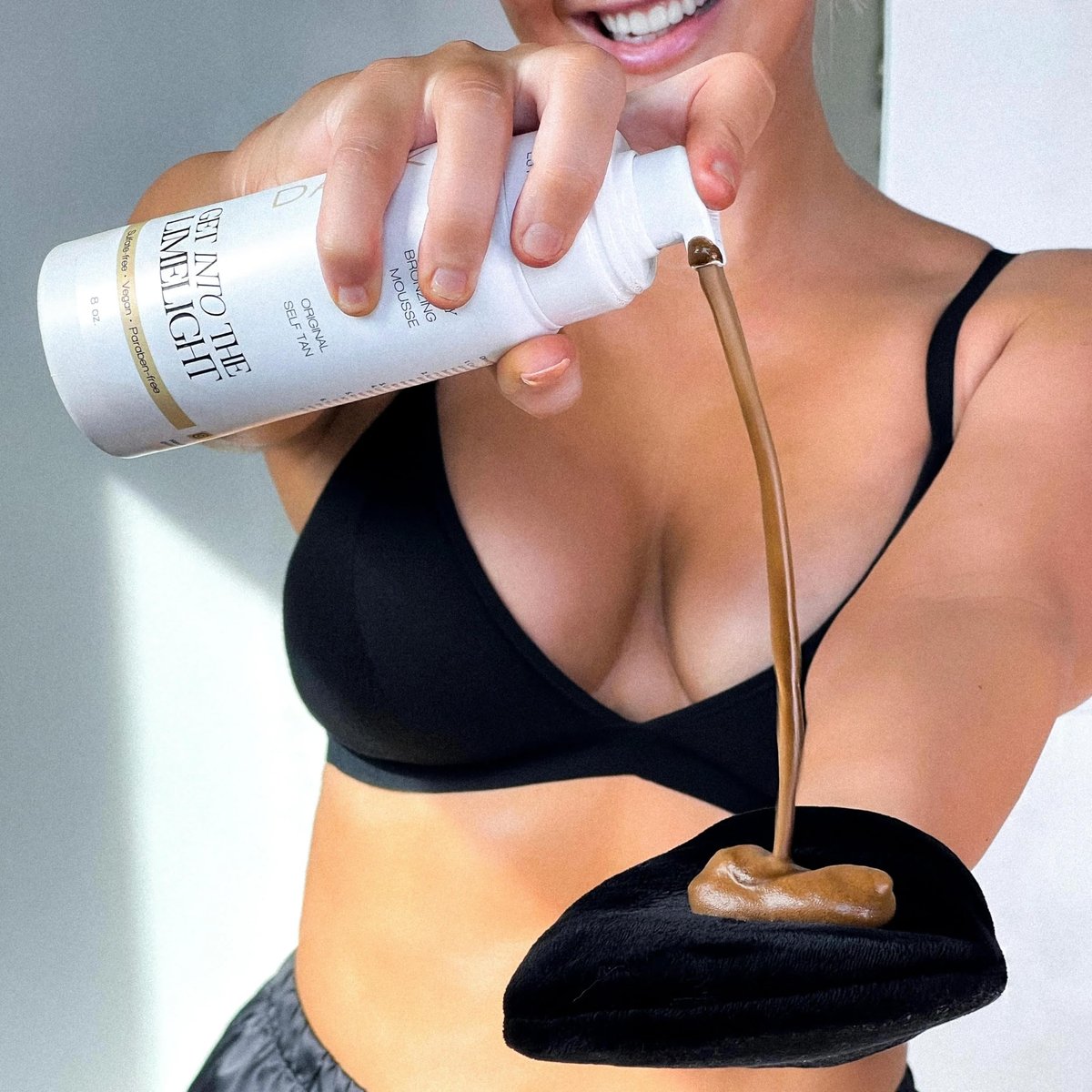 Get Into The Limelight Original Dark Self Tanner - Sunless Tanning Mousse, 8 oz Avelisse