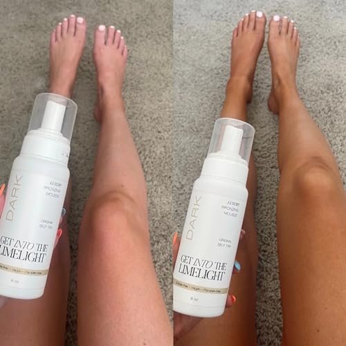 Get Into The Limelight Original Dark Self Tanner - Sunless Tanning Mousse, 8 oz Avelisse