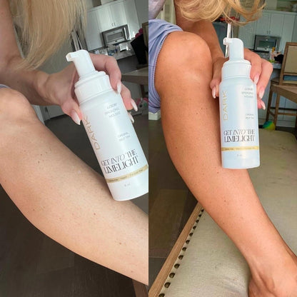 Get Into The Limelight Original Dark Self Tanner - Sunless Tanning Mousse, 8 oz Avelisse