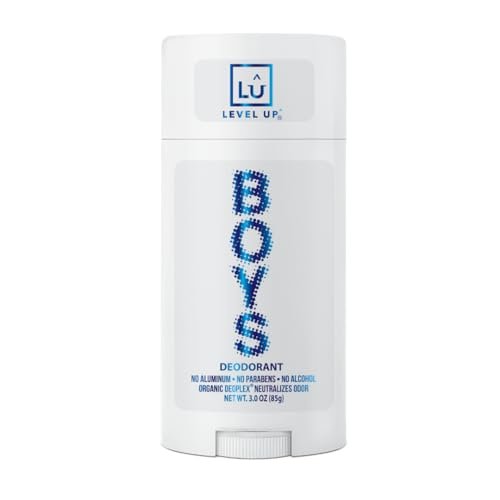 Level Up Boys Deodorant – Aluminum-Free, Alcohol-Free, Paraben-Free, 24 Hr Odor Protection, Clean Fresh Scent, for Kids & Tweens, Made in the USA - görsel 2