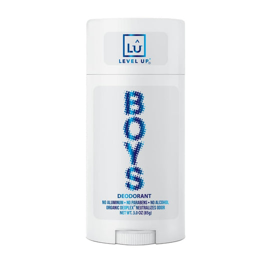 Level Up Boys Deodorant – Aluminum-Free, Alcohol-Free, Paraben-Free, 24 Hr Odor Protection, Clean Fresh Scent, for Kids & Tweens, Made in the USA