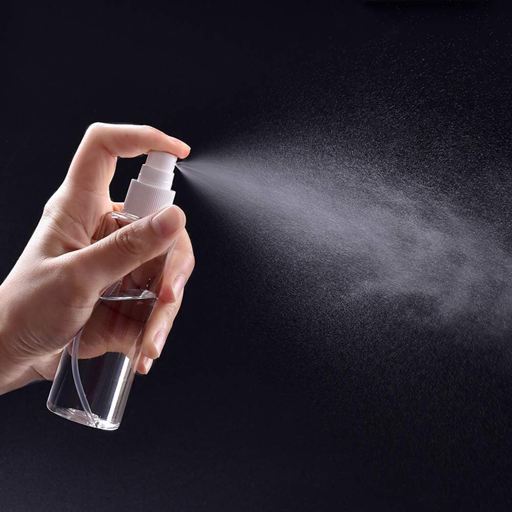 DreiWasser 5-Pack Small Spray Bottles 3.4oz (100ml) Clear PET Plastic for Essential Oils, Perfumes, Travel, Cleaning, Gardening - görsel 14