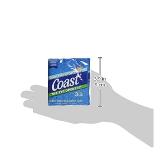 Coast Original Blue Bar Soap – 3-Pack, 9.5 oz, Classic Coconut Scent - görsel 4