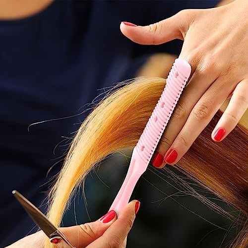 Glamlily Hair Thinning Razor Comb Set - Split End Trimmer - Effortless Thinning Comb - Pack of 4 (7.1 x 1.2 in, Assorted Colors) - görsel 8