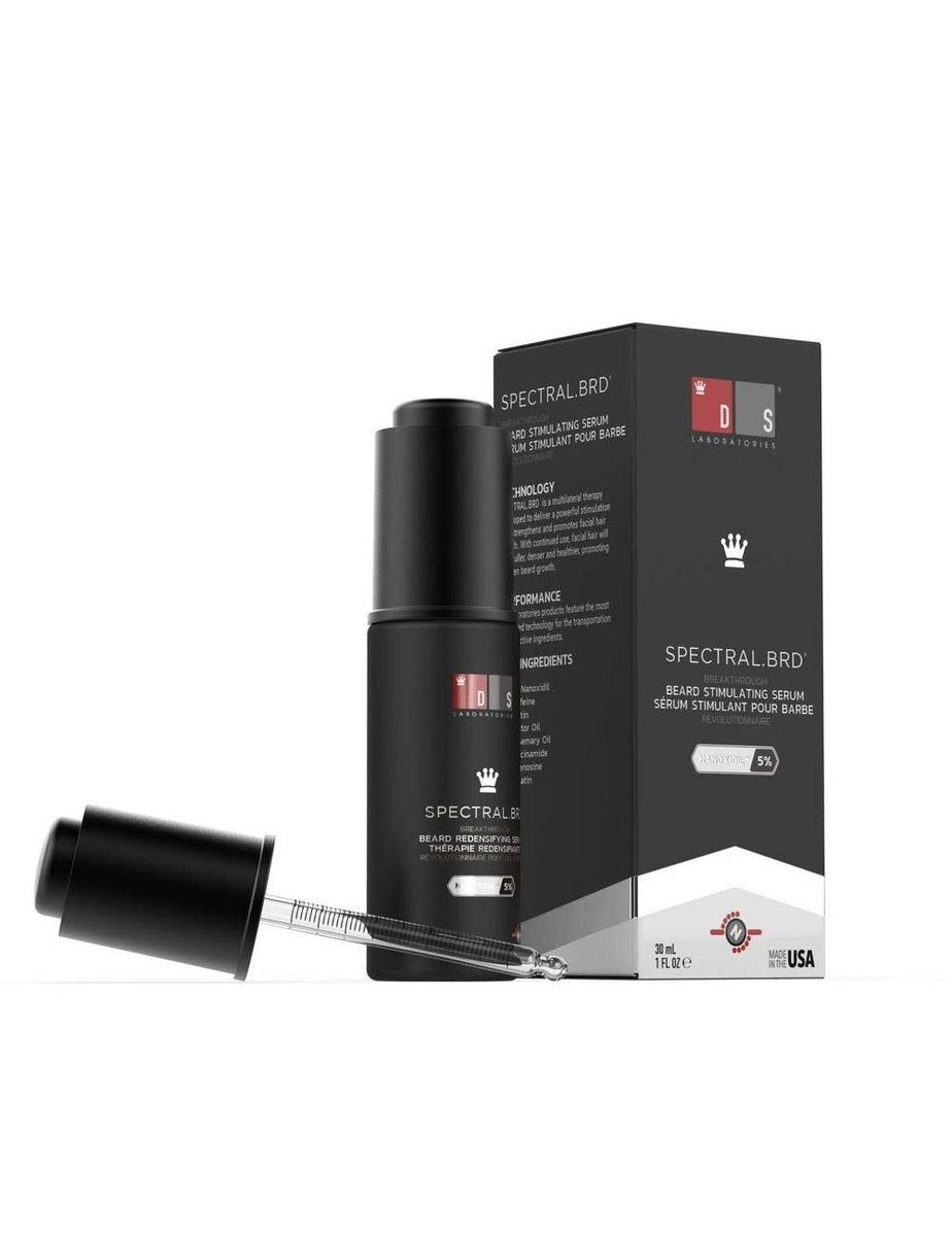 DS Labs Spectral.BRD Beard Conditioning Serum – Thicker, Fuller-Looking Facial Hair with Nanoxidil, Biotin & Castor Oil, 30mL Avelisse