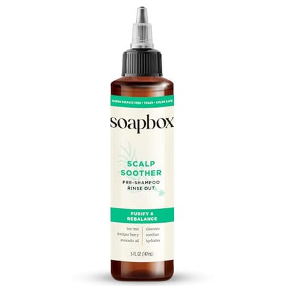 Soapbox Scalp Soother | Soothing Scalp Treatment with Tea Tree Oil & Hyaluronic Acid | Vegan & Cruelty-Free | 5 oz