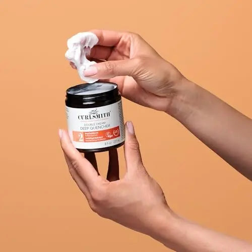 Curlsmith Double Cream Deep Quencher - Deep Conditioning Mask for Curls, Hydrating & Detangling, For All Curl Types, Vegan & Cruelty Free (8 oz) Avelisse