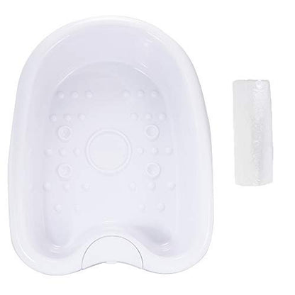 iMeshbean Ionic Detox Foot Bath Tub Basin - White with 100 Liners for All Detox Machines